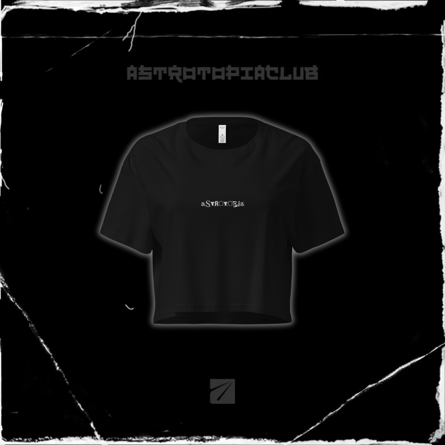 Crop-Tee - XvX Edition - Dark Variant - Light Print