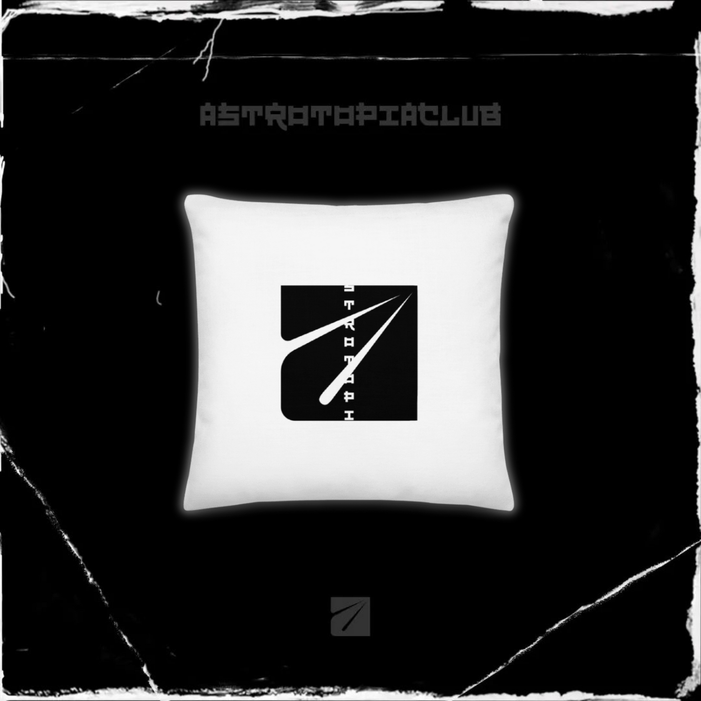 Premium Pillow "22x22" - Dark Print