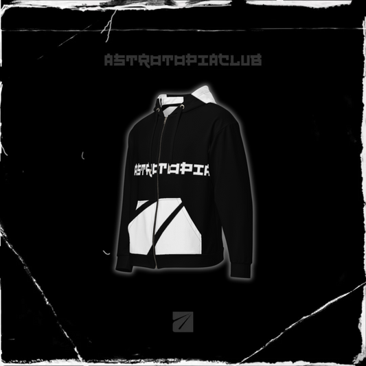 Zip-Hoodie - Dark Variant - Light Print