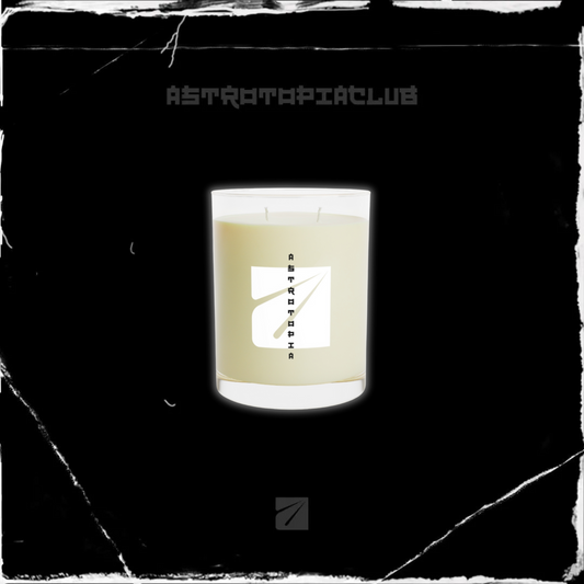 Scented Candle - Full Glass - Light Print